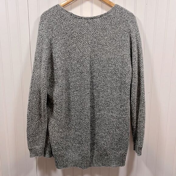 Express gray open warm knit cardigan - Picture 4 of 4